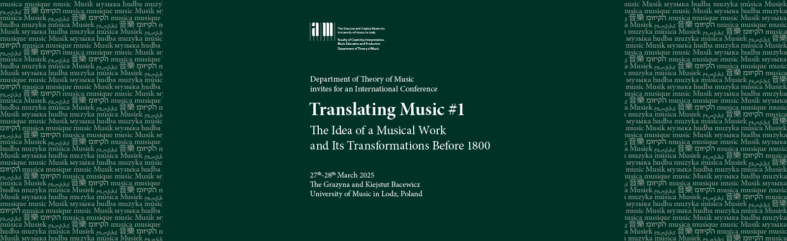 Translating Music #1