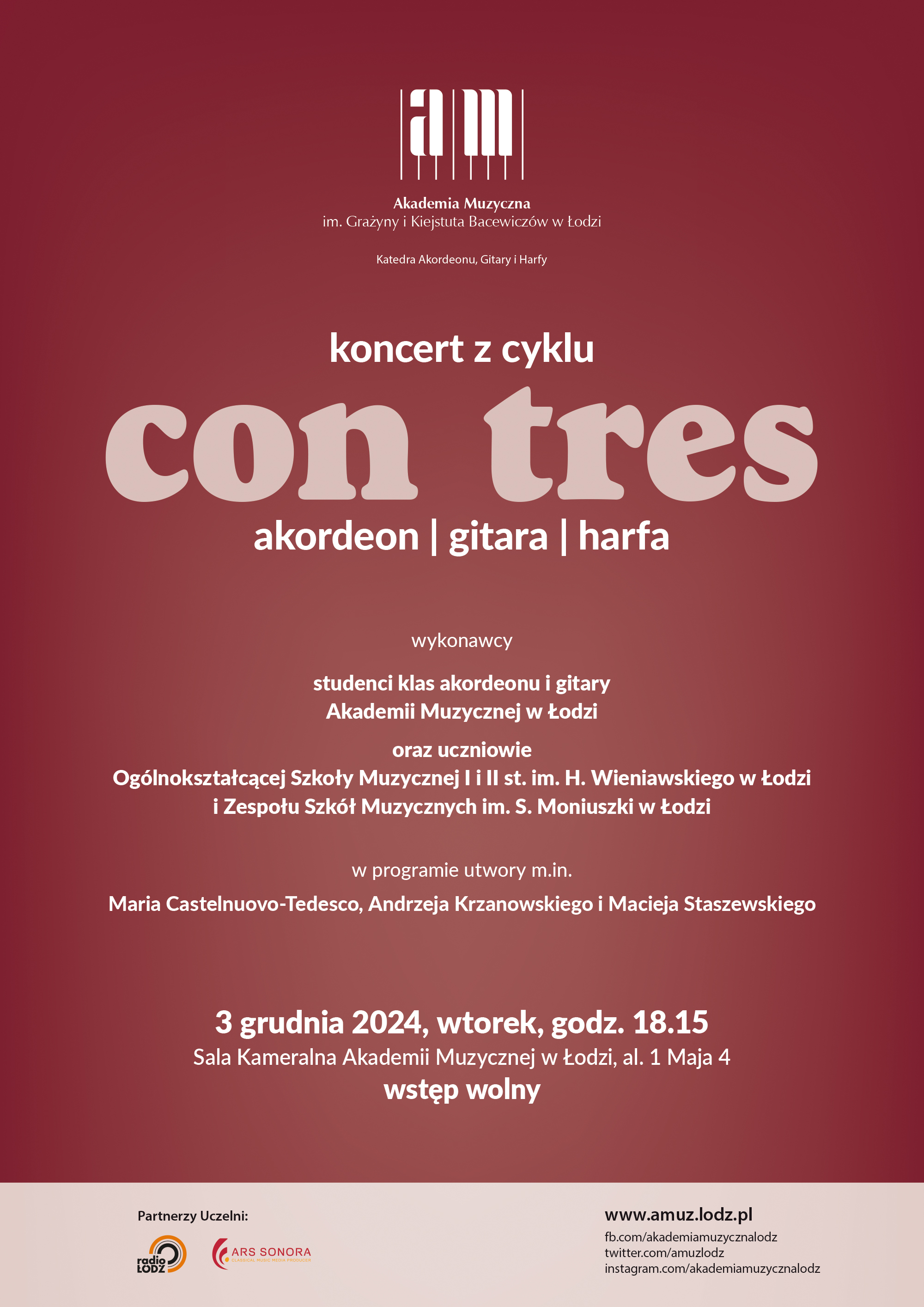 Koncert z cyklu CON TRES