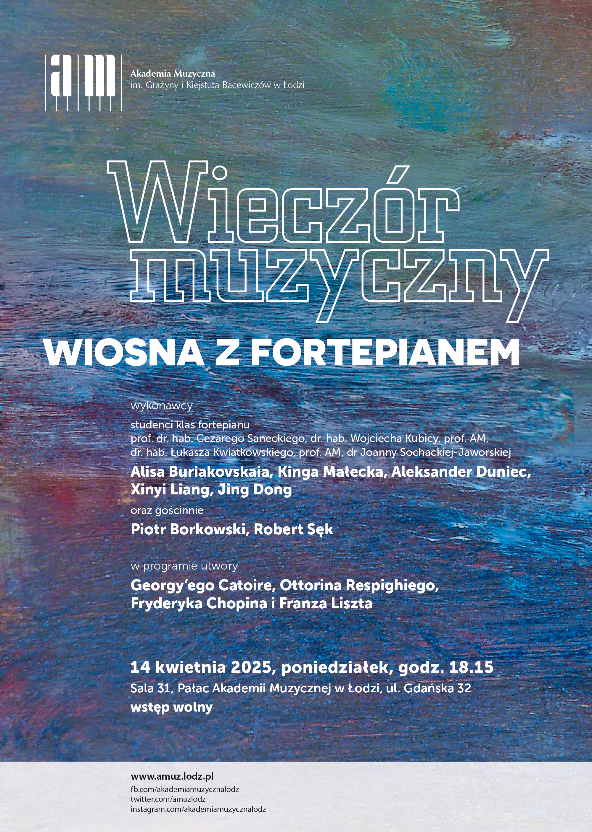  Wieczór muzyczny WIOSNA Z FORTEPIANEM