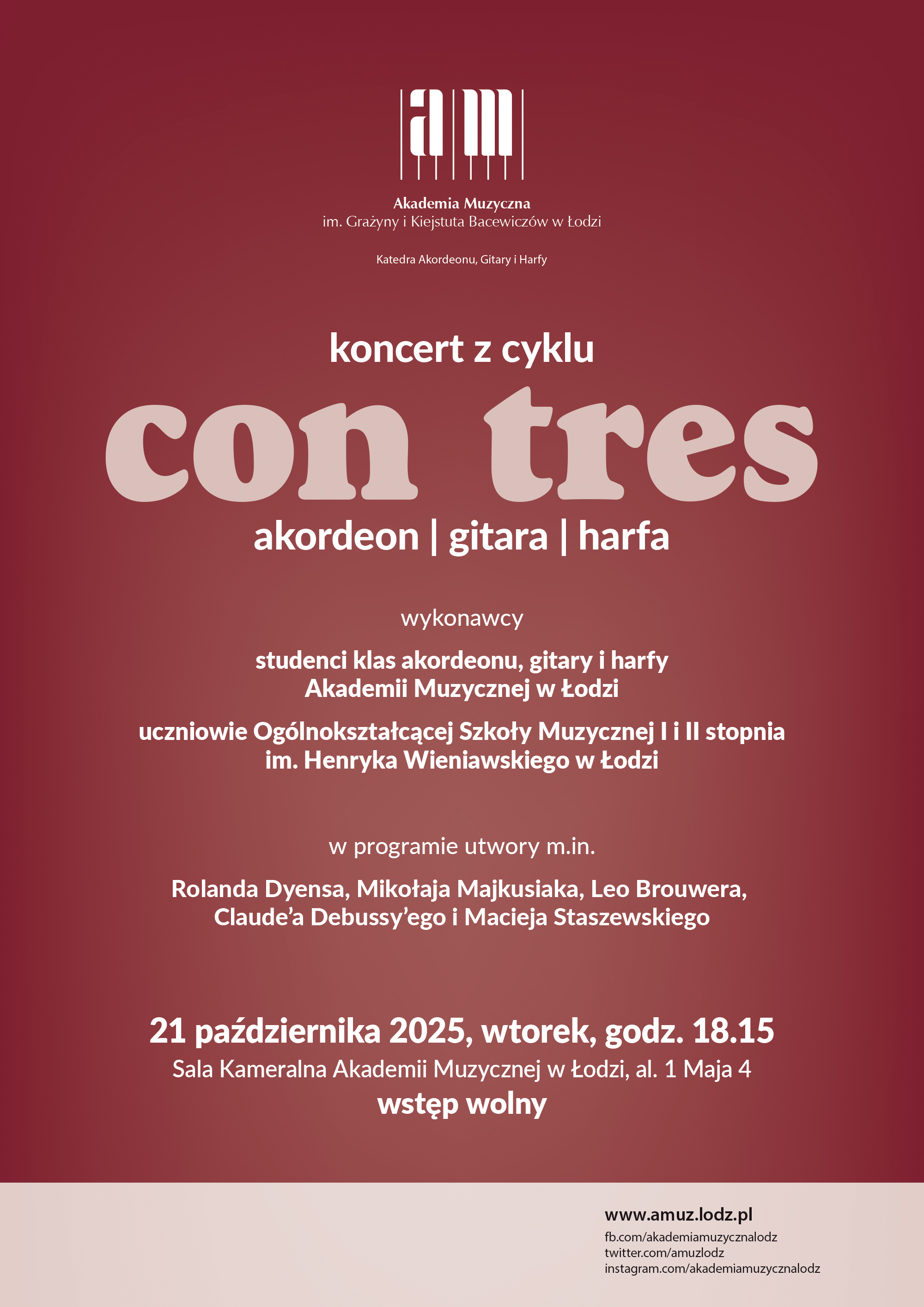 Koncert z cyklu CON TRES