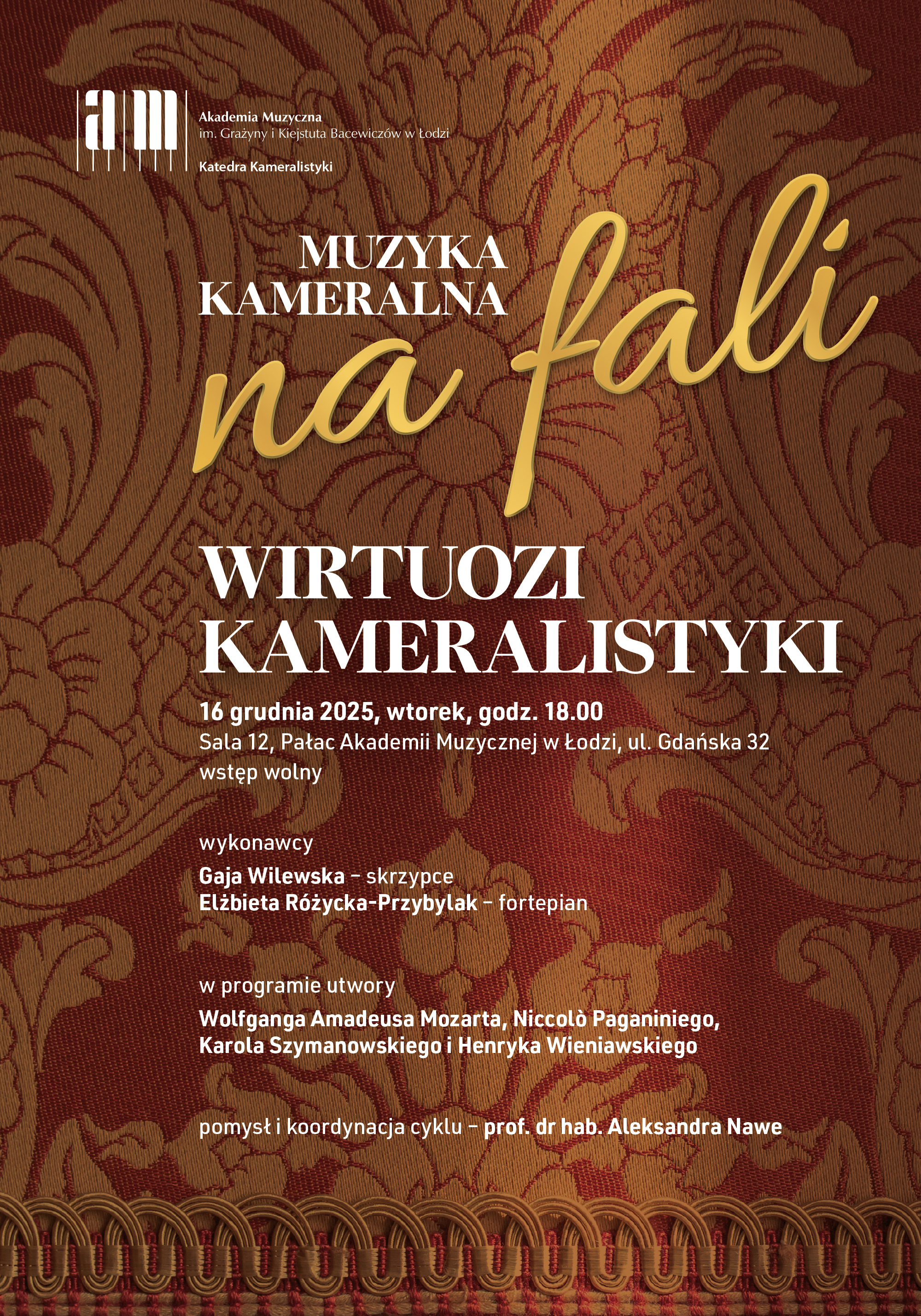 Koncert z cyklu MUZYKA KAMERALNA NA FALI