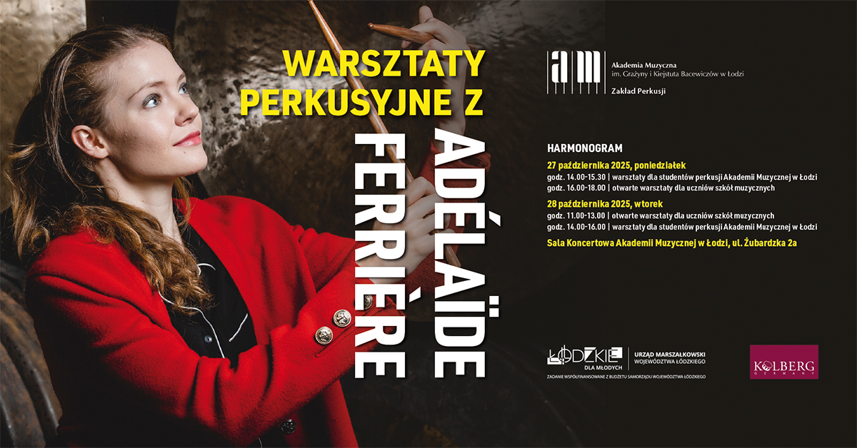Warsztaty perkusyjne z Adélaïde Ferrière