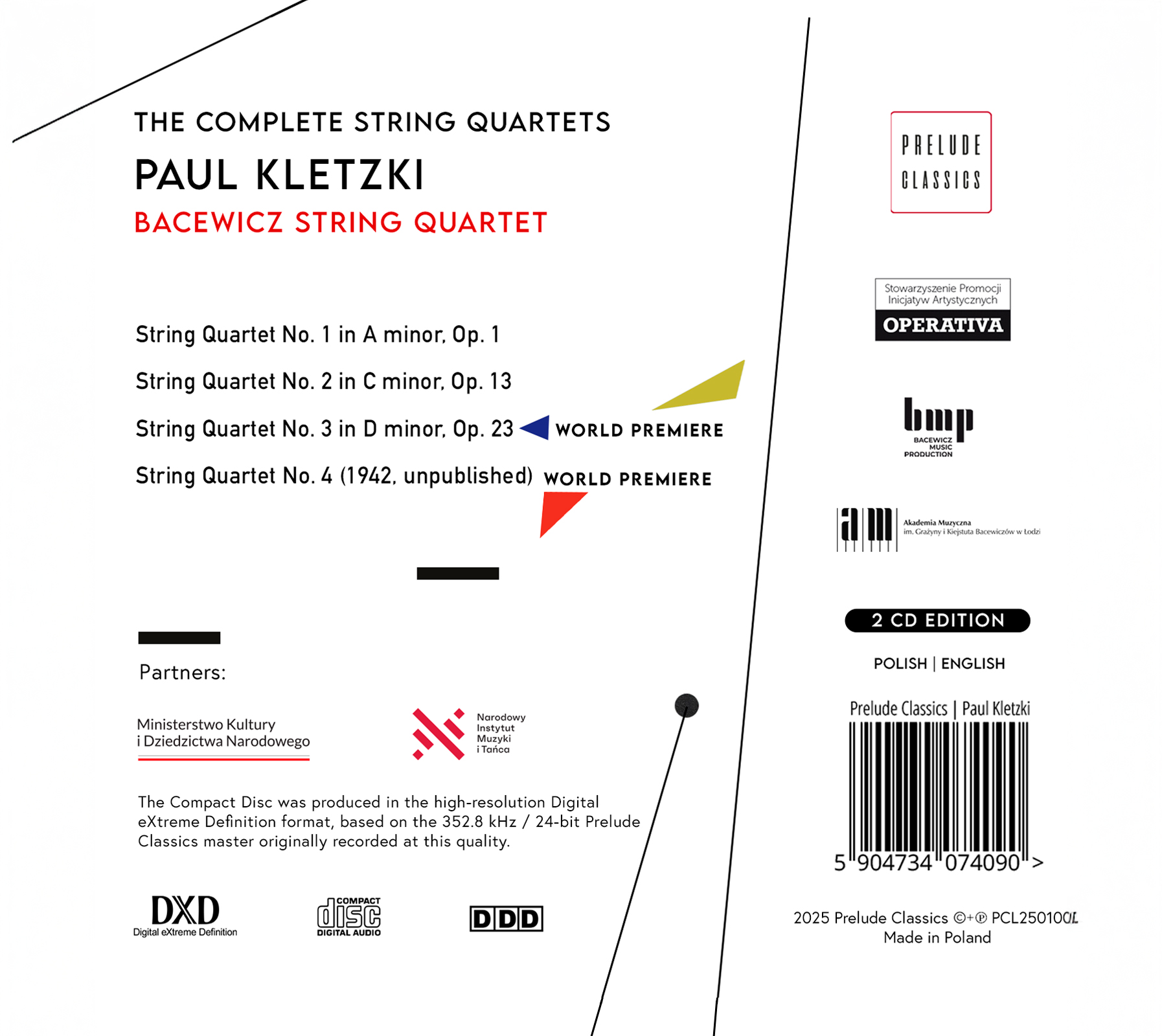 PAUL KLETZKI – COMPLETE STRING QUARTETS
